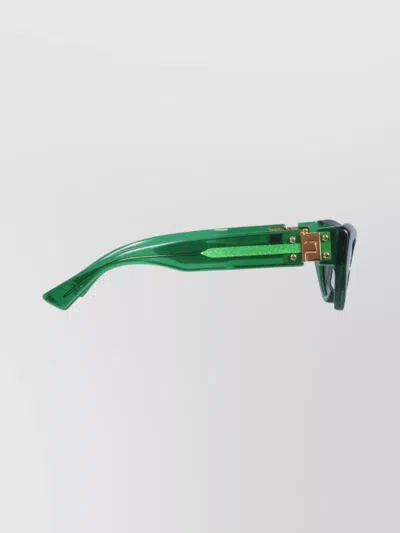 Bottega Veneta Stylish Cat Eye Sunglasses With Gold Accents