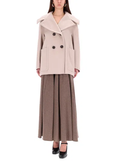 Max Mara War Skirt In Brown
