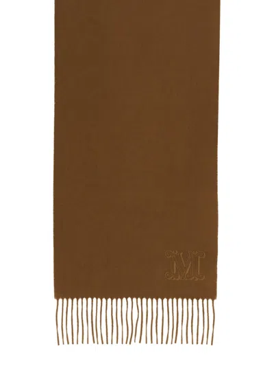 Max Mara "wsdalia" Scarf In Brown