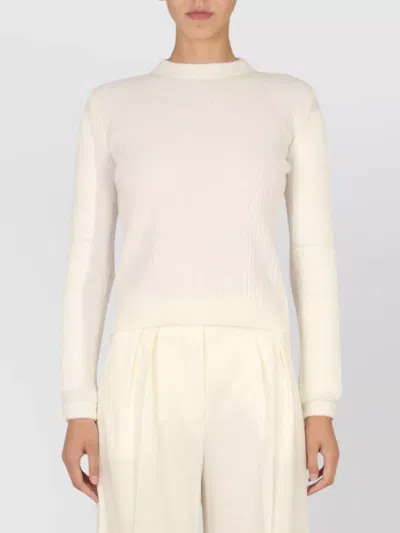 Max Mara Soft Mohair Knit Long Sleeves In Blue
