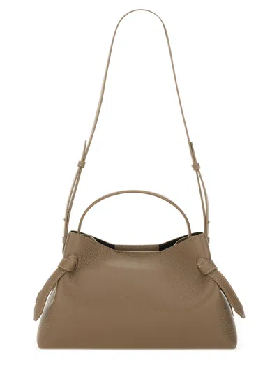 Yuzefi Shoulder Bags With Adjustable Strap And Top Handle In Brown