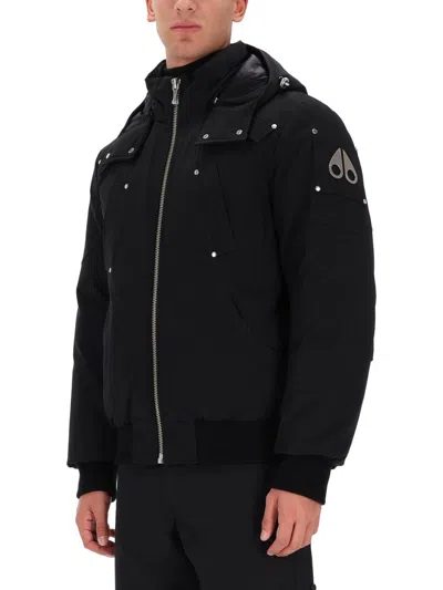 Moose Knuckles Bomber Original Ballistic Neoshear In Black