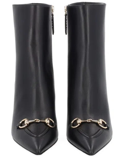 Gucci Ankle Boots Stiletto Heel In Black