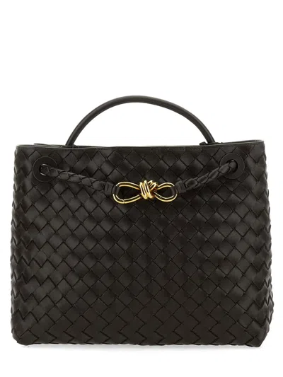 Bottega Veneta Women Andiamo Shoulder Bag In Black