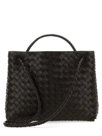 Bottega Veneta Women Andiamo Shoulder Bag In Black