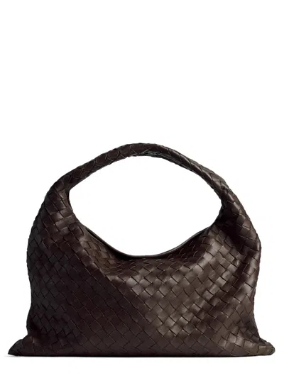 Bottega Veneta Borsa A Spalla "hop" Piccola In Brown