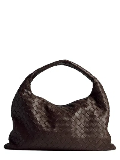 Bottega Veneta Borsa A Spalla "hop" Piccola In Brown