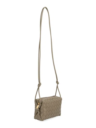 Bottega Veneta Camera Bag "loop" Mini In Neutral