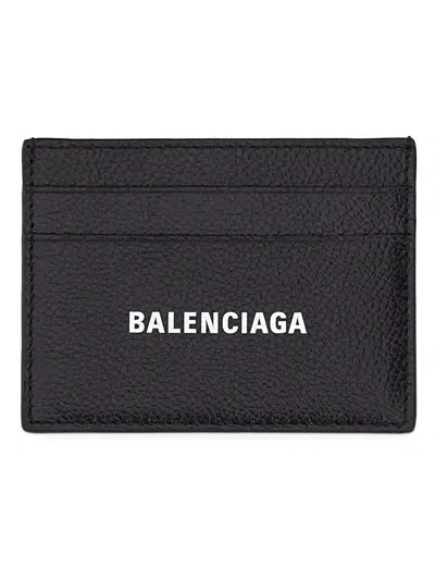 Balenciaga Men Cash Card Holder In Black