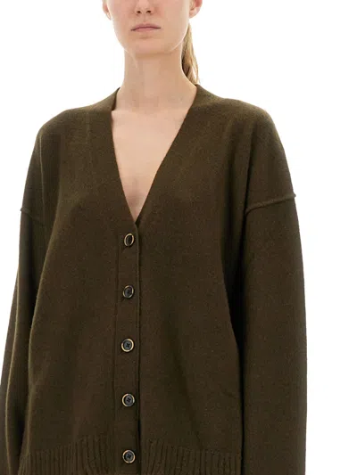 Uma Wang Cashmere Cardigan With Buttons In Multi