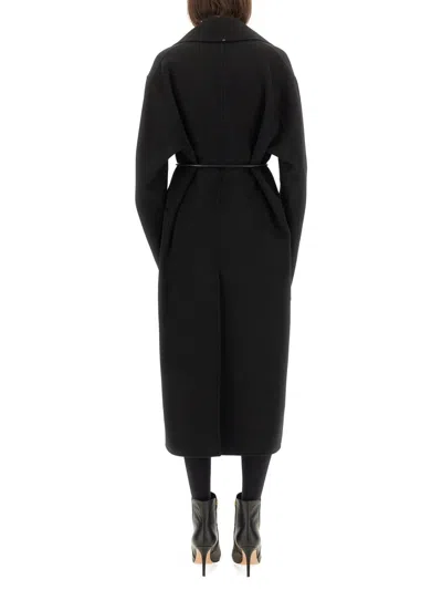 Sportmax Coat  Woman Color Black In Black