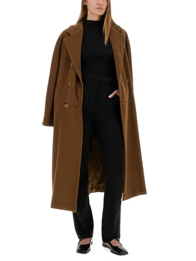 Max Mara Coat "madame" In Brown