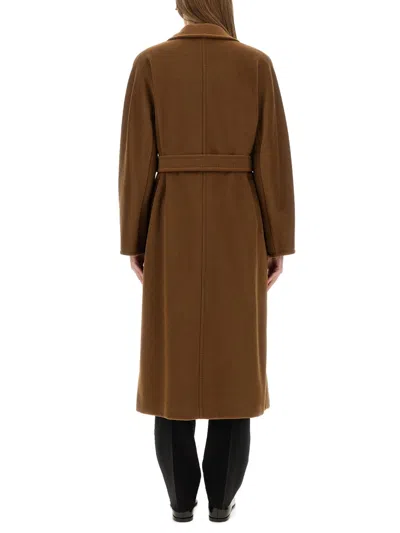 Max Mara Coat "madame" In Brown