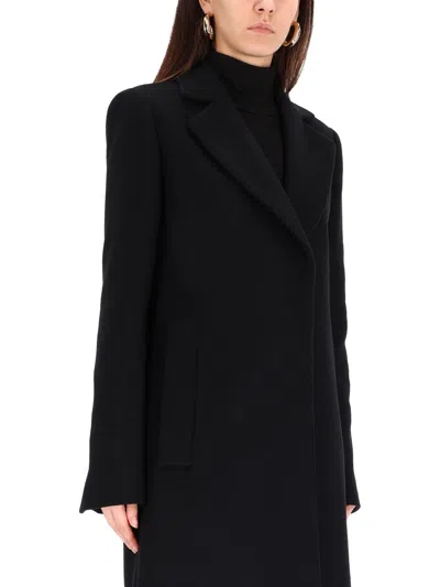 Sportmax Coat "ala" In Black