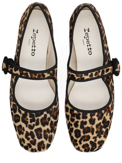 Repetto Dancer "georgia" In Animal Print