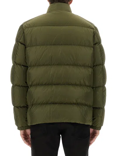 Moncler Puffer Jacket Tuileries High Collar In Green