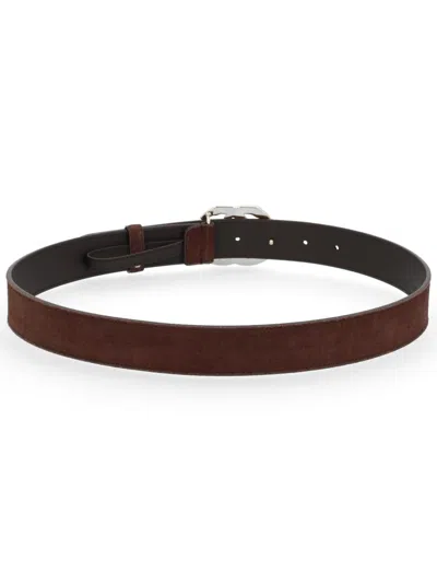Gucci Gg Marmont Belt In Brown