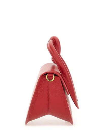 Yuzefi Knotted-handle Shoulder Bag In Red