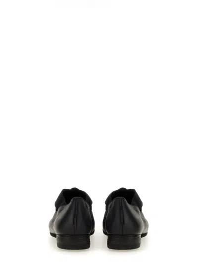 Uma Wang Leather Ballerinas In Black