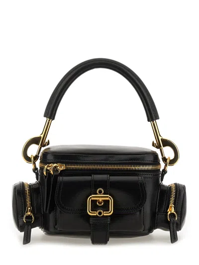 Chloé Leather Camera Bag In Black