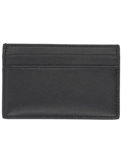 Gucci Men Black Card Holder With Horsebit On The Front In Leather Man
