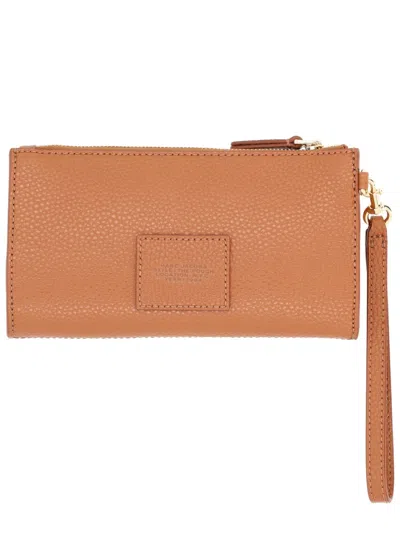 Marc Jacobs Leather Pouch In Brown