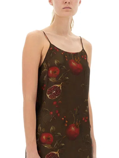 Uma Wang Midi Dress "anaya" In Black