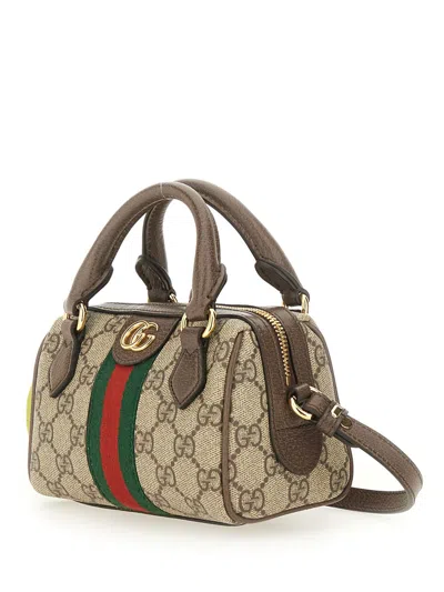 Gucci Mini Ophidia Shoulder Bag Top Handles In Multi