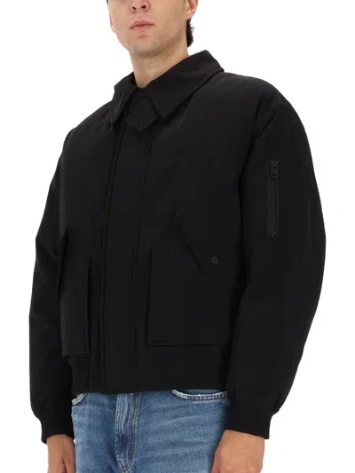 Hugo Boss Boxy Oversized Black Sports Jacket In Black
