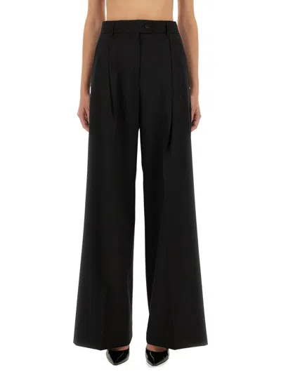 Sportmax Pants "sail" In Black