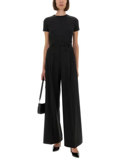 Sportmax Pants "sail" In Black
