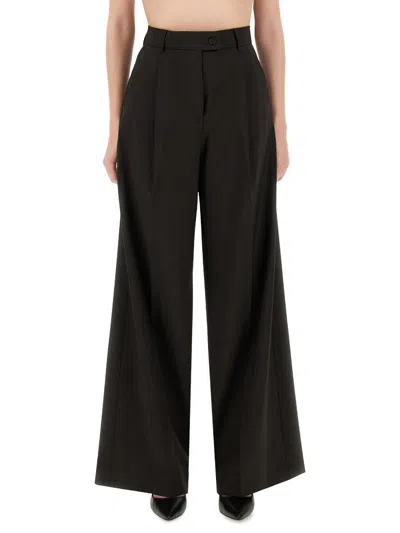 Sportmax Pants "sail" In Black