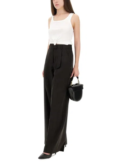 Sportmax Pants "sail" In Black