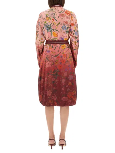 Gucci Women Printed Chemisier Dress In Multi