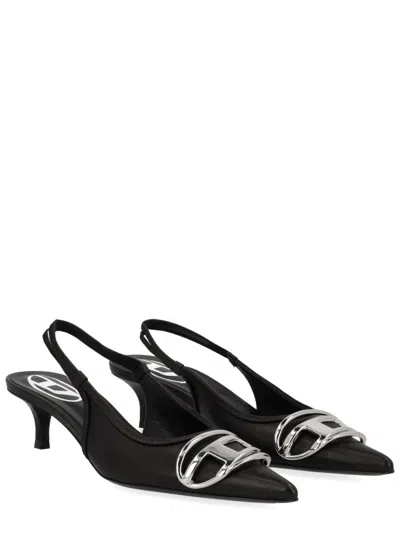 Diesel Sandal "d-venus Sb 40" In Black