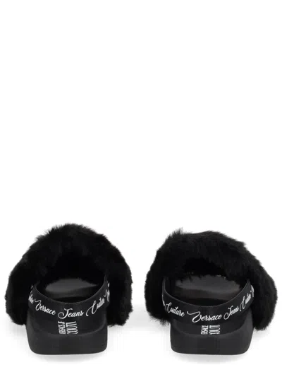 Versace Jeans Couture Sandal "shelly" In Black