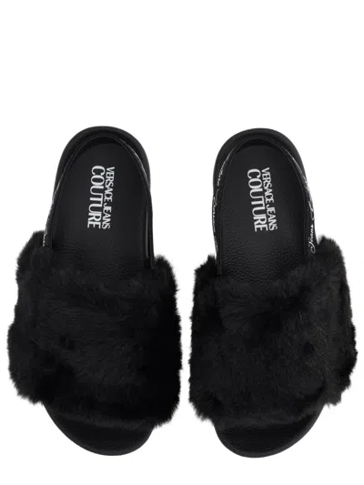 Versace Jeans Couture Sandal "shelly" In Black