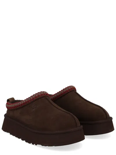 Ugg Suede Mule Slipper With Cushioned Eva Sole In Brown