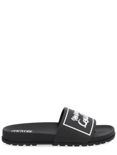 Versace Jeans Couture Sandal "shelly" In Black