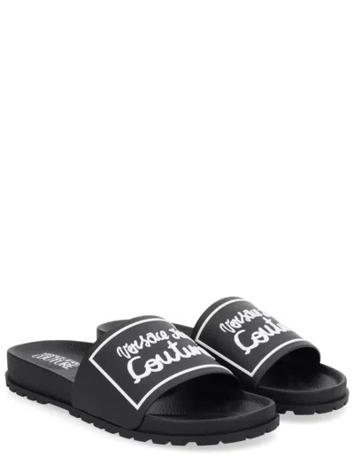 Versace Jeans Couture Sandal "shelly" In Black