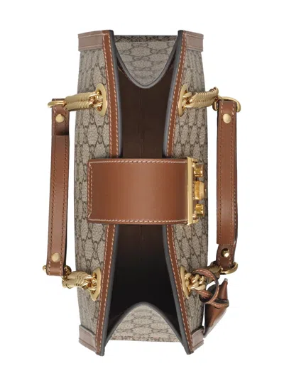 Gucci Padlock Shopping Bag In Brown