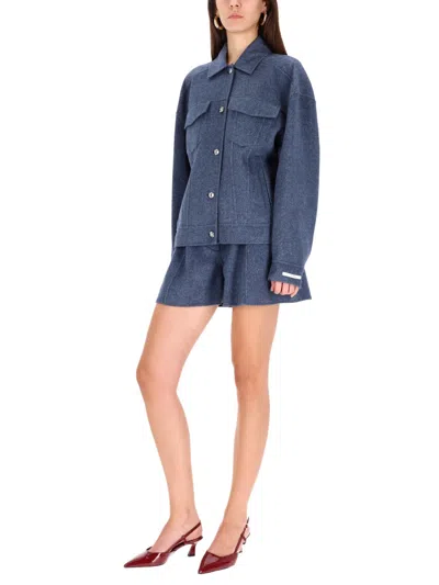 Sportmax Shorts "braiesi" In Blue