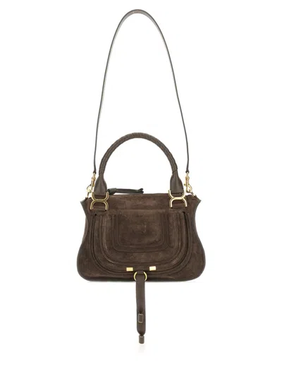 Chloé Small Marcie Bag In Brown