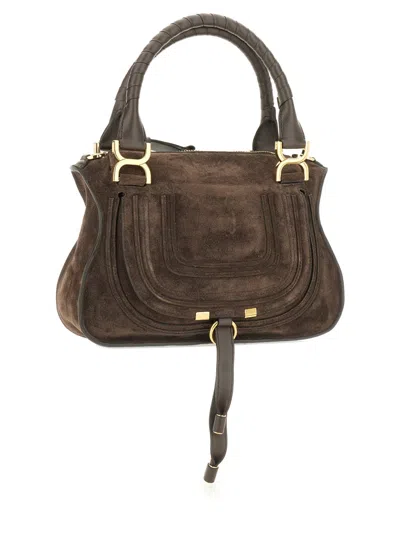 Chloé Small Marcie Bag In Brown