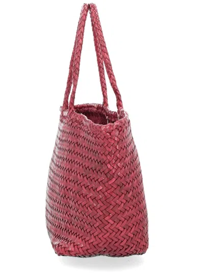 Dragon Diffusion Small Grace Basket Bag In Burgundy