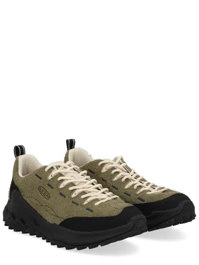 Keen Olive Lace Up Sneakers In Neutral