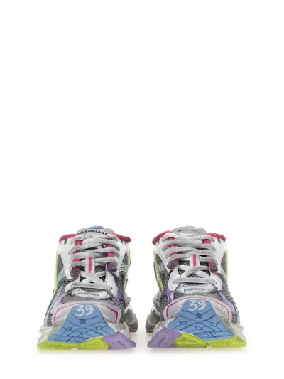 Balenciaga Runner Nylon And Mesh Sneakers In Multi