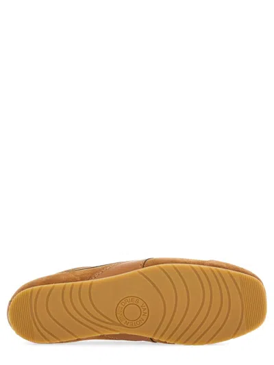 Dries Van Noten Suede Dustin Sneakers In Brown