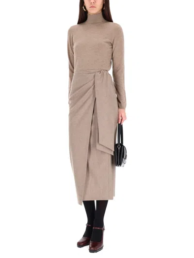Max Mara Turtleneck Sweater "meana" In Brown
