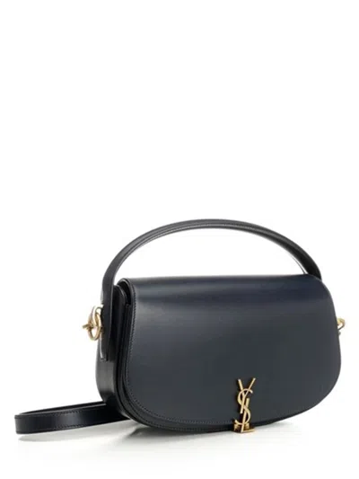 Saint Laurent Voltaire" Bag With Logo In Black